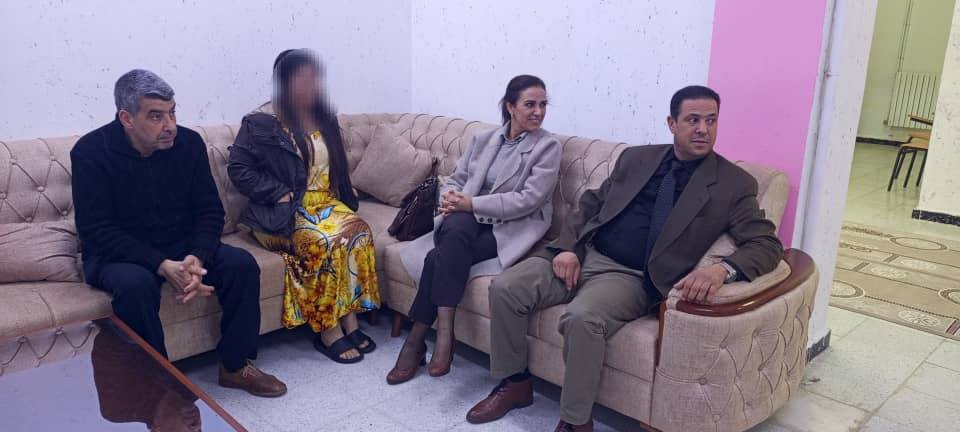 متابعة ميدانية لظروف التكفل بالفتيات والنساء ضحايا العنف بمركز البوني 